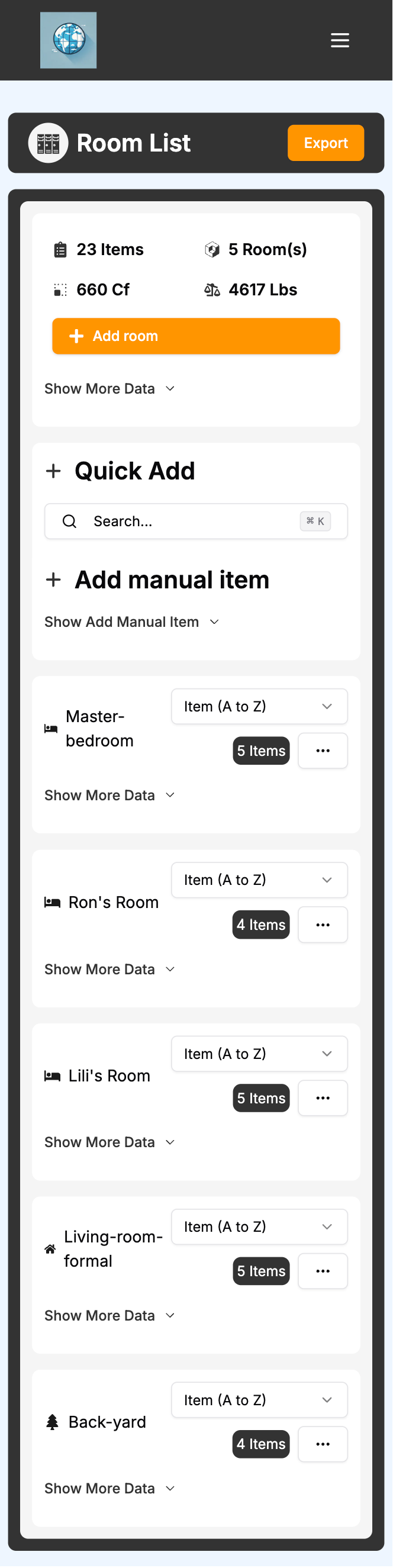 Core Product - Mobile View